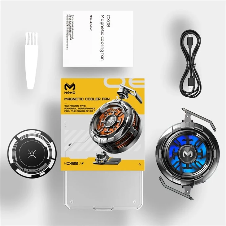 MEMO CX08 RGB Light Back Clip Magnetic Phone Cooler For Gaming price