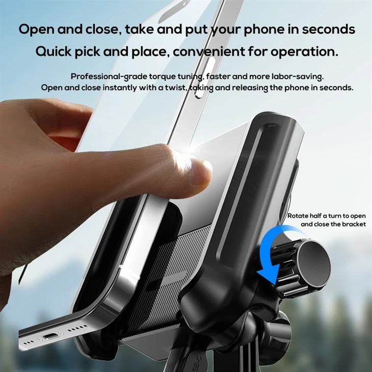 MEMO GW06 Bicycle Phone Holder 360 Degree Rotating Mountain Bike Motorcycle Phone Mount Holder With Phone Cooling Fan best